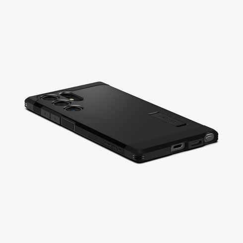 ACS07300 - Galaxy S24 Ultra Case Tough Armor in Black showing the back